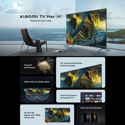 *WHOLESALE* XIAOMI 2026 GOOGLE TV MAX SERIES - [86/100 INCHES]