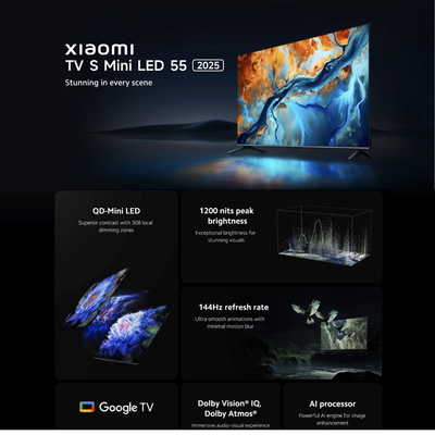 *WHOLESALE* XIAOMI 2026 GOOGLE TV MINI LED SERIES - [55/65/75 INCHES]