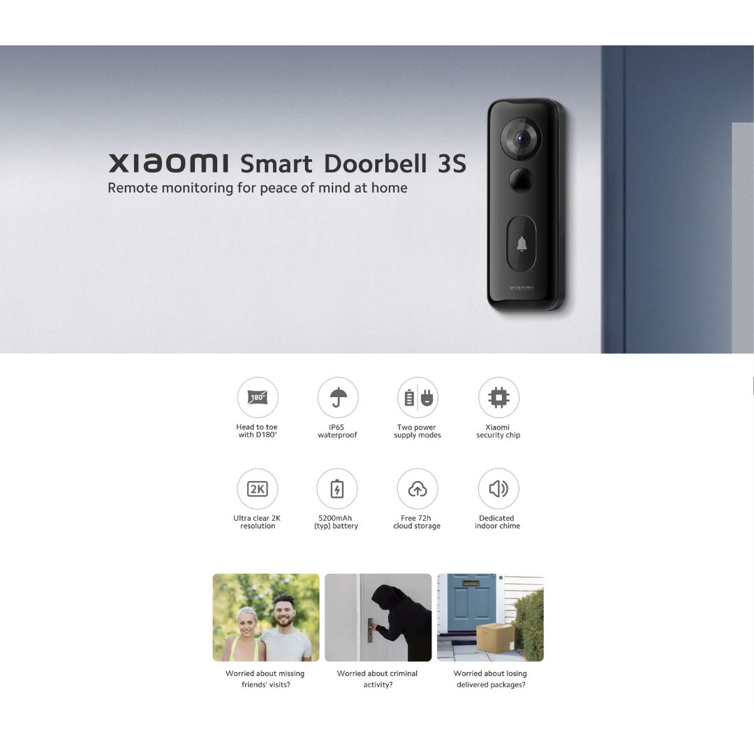 XIAOMI SMART DOORBELL 3S