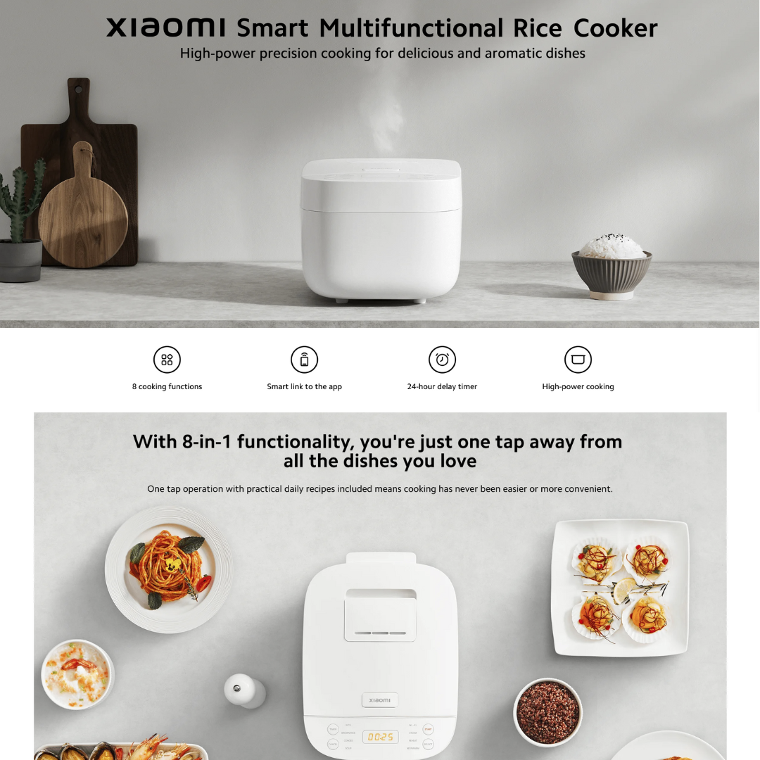 XIAOMI SMART MULTIFUNCTIONAL RICE COOKER