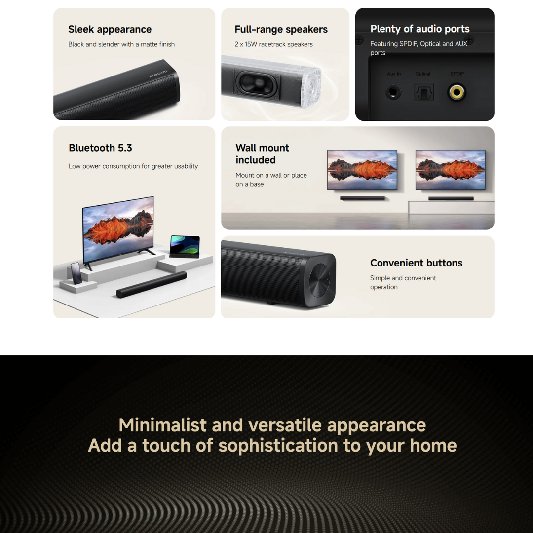 XIAOMI SOUNDBAR 2.0CH