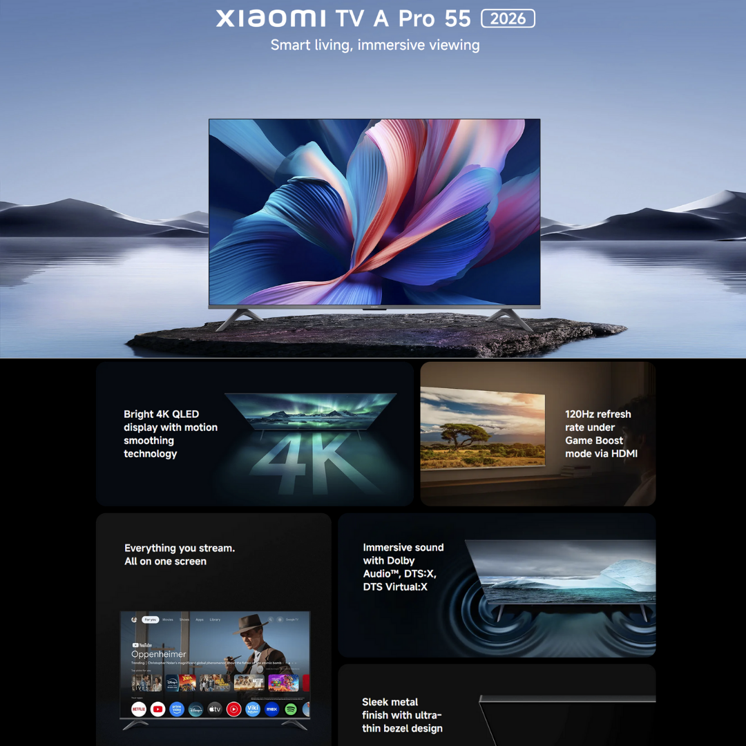 *WHOLESALE* XIAOMI 2026 GOOGLE TV A PRO SERIES - [43/55/65/75 INCHES]