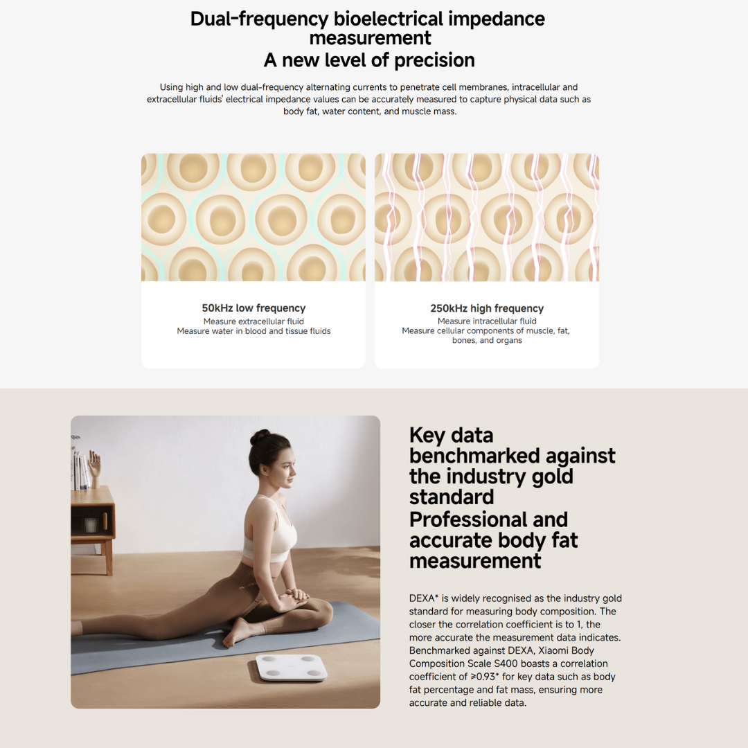 XIAOMI S400 SMART BODY COMPOSITION SCALE