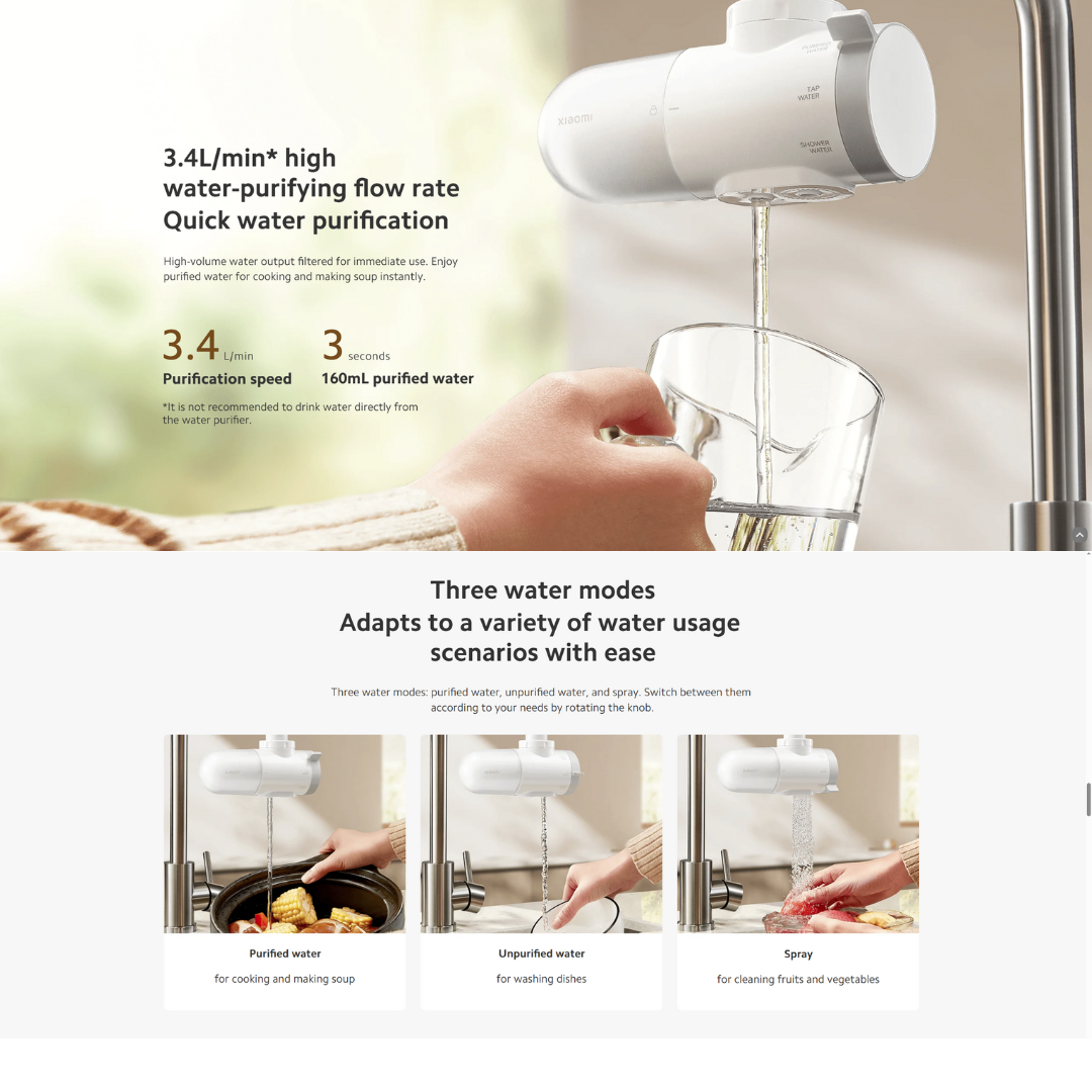 XIAOMI FAUCET WATER PURIFIER - ATTACHMENT