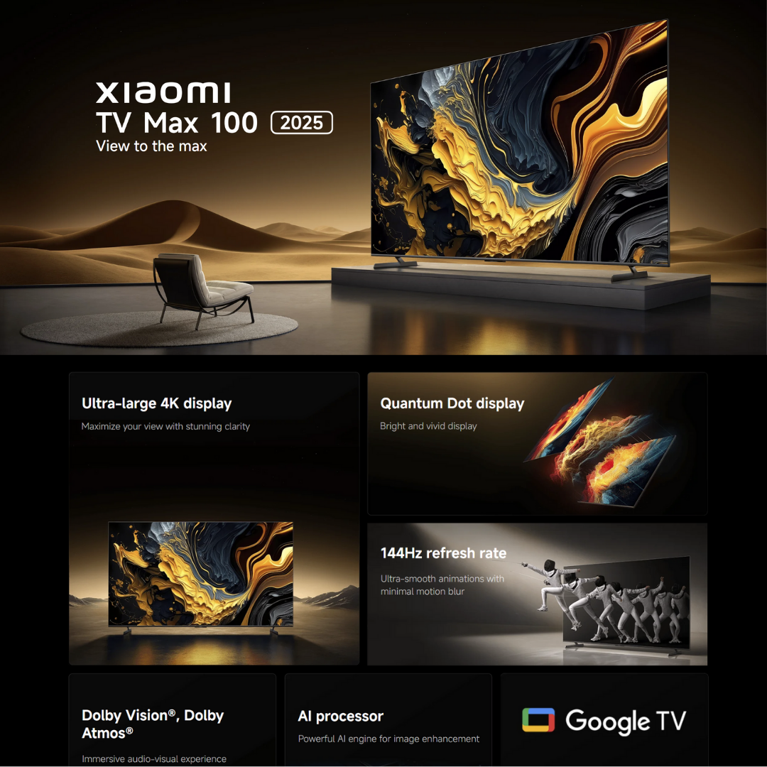 *WHOLESALE* XIAOMI 2026 GOOGLE TV MAX SERIES - [86/100 INCHES]