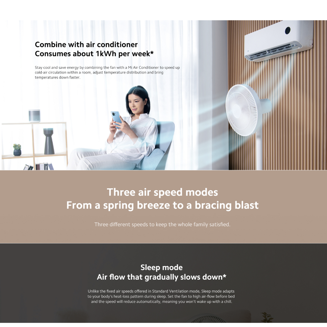 XIAOMI MI SMART STANDING FAN 2 LITE