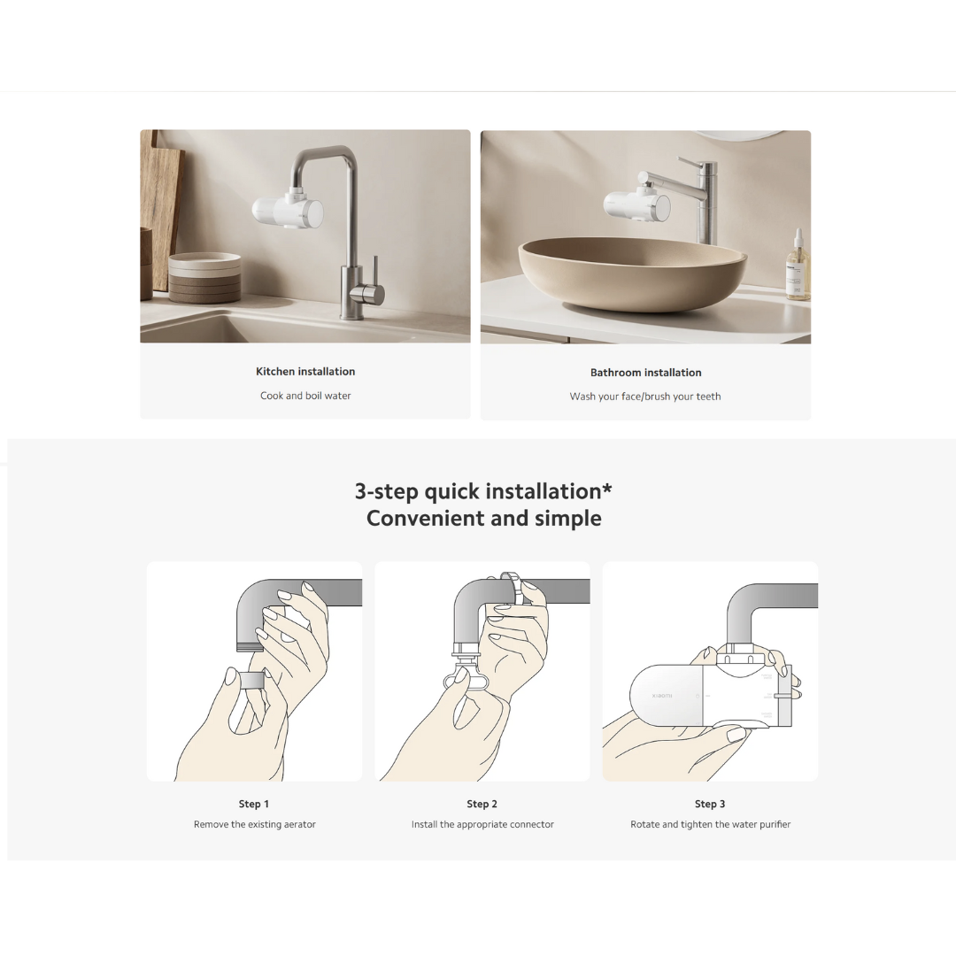 XIAOMI FAUCET WATER PURIFIER - ATTACHMENT