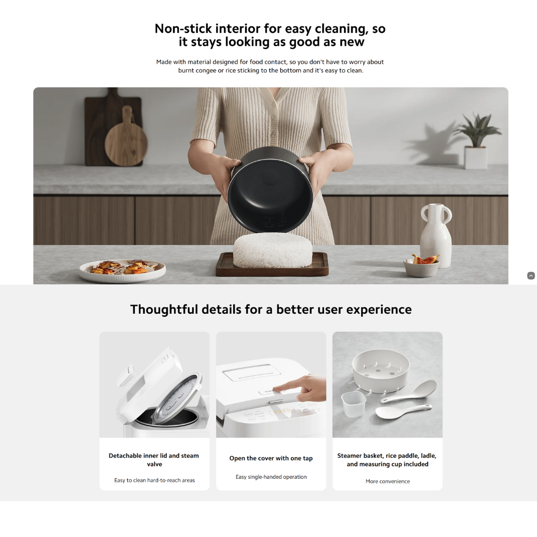 XIAOMI SMART MULTIFUNCTIONAL RICE COOKER