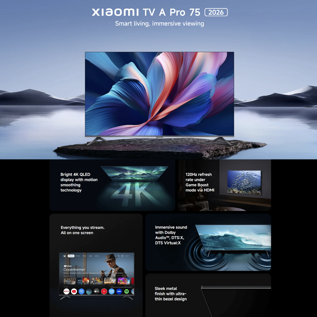 *WHOLESALE* XIAOMI 2026 GOOGLE TV A PRO SERIES - [43/55/65/75 INCHES]