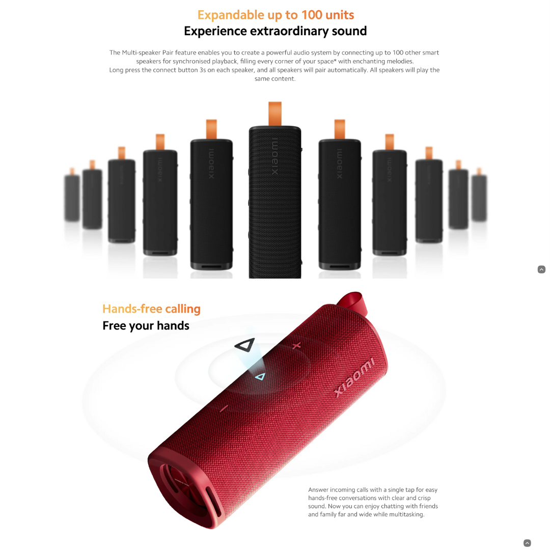 XIAOMI OUTDOOR PORTABLE SPEAKER