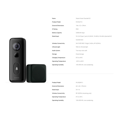 XIAOMI SMART DOORBELL 3S